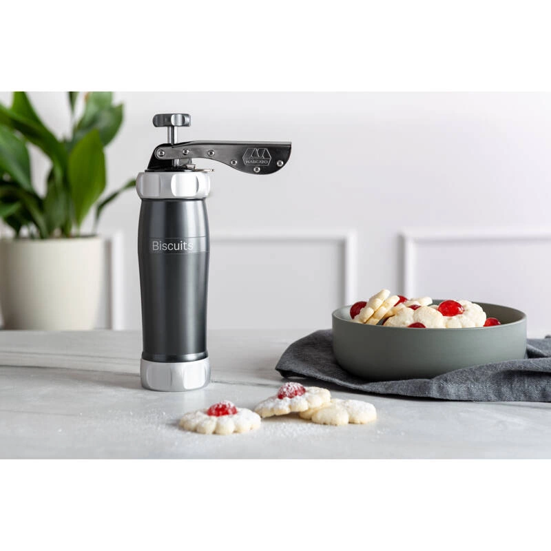 Marcato - Ręczna maszynka do robienia ciasteczek, jasnoszara
