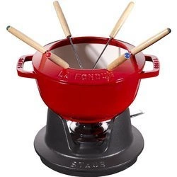 Staub - zestaw do fondue 18 cm, czerwony