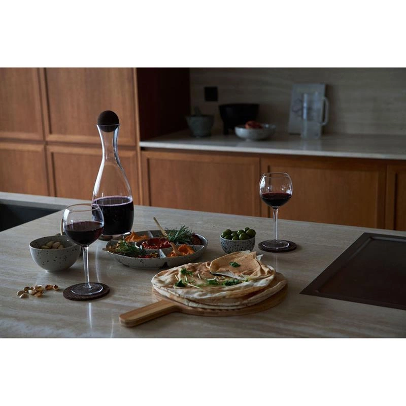 Sagaform - karafka do wina, szkło/korek, 1,5 l, śred. 11,5 x 32,5 cm Nature