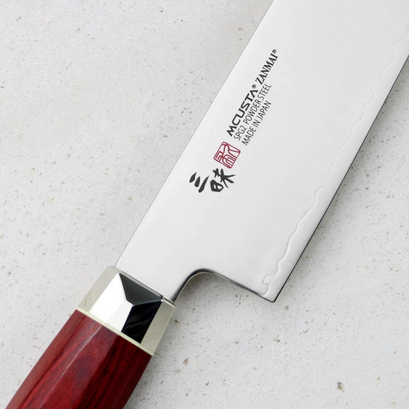 Mcusta Zanmai - Red Revolution SPG2 Nóż Kiritsuke Gyuto 23cm