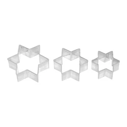 Birkmann - Foremki do wykrawania GWIAZDKI 4.5/5.5/6.5 cm