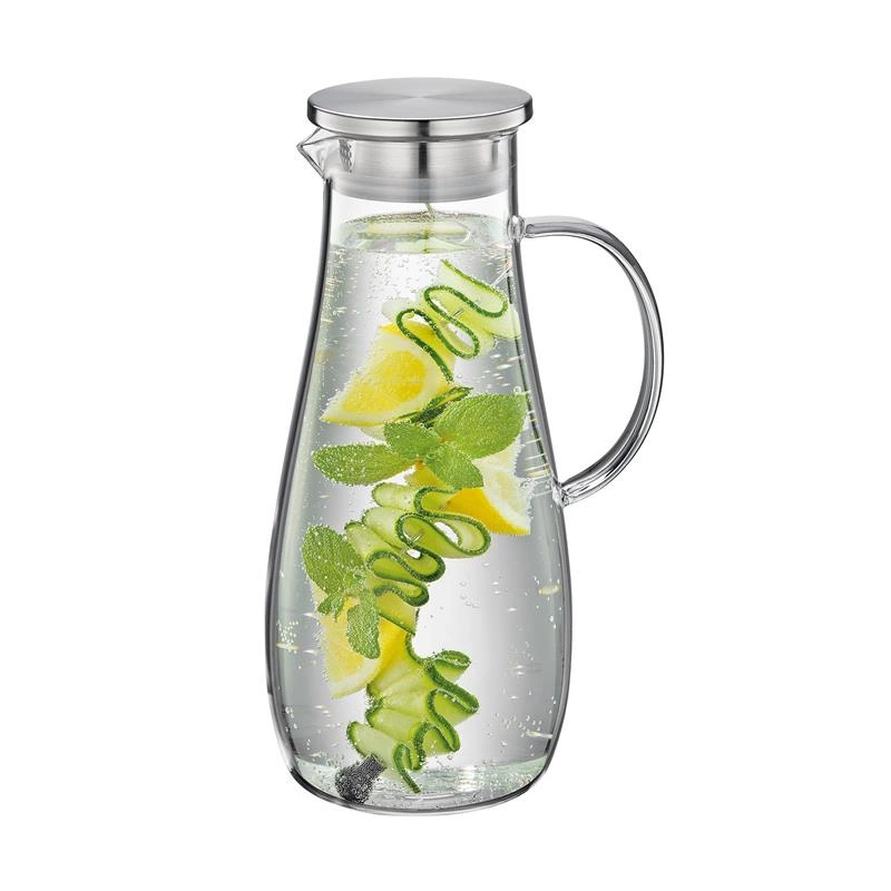 Cilio - szklany dzbanek na wodę, ze spiralą na owoce, 2,0 l Tropicana