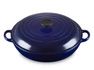 Le Creuset - garnek Gourmet żeliwny emaliowany patelnia Indigo 30 cm 