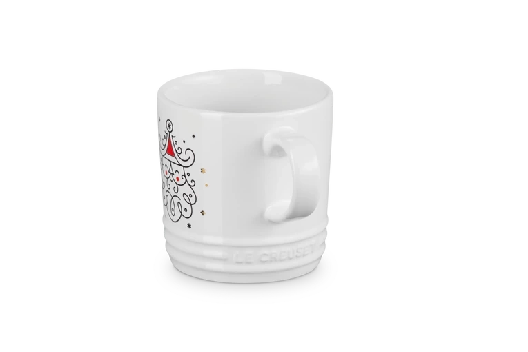 Le Creuset - Kubek 350 ml Noel Santa Biały