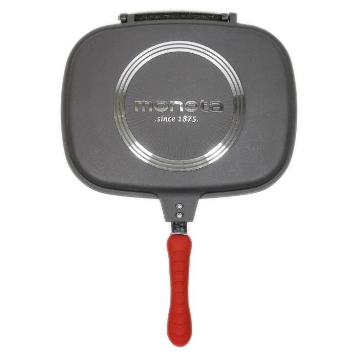 Moneta - Zamykana patelnia grillowa 32x24 cm, indukcja