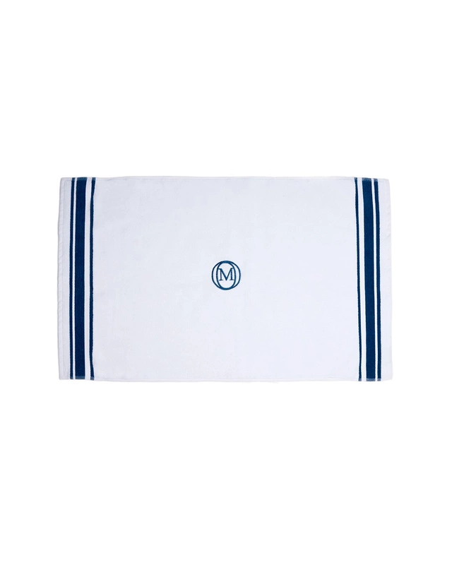 Officine Monogram - Dywanik łazienkowy MonogrLinea60x100cm b.morski