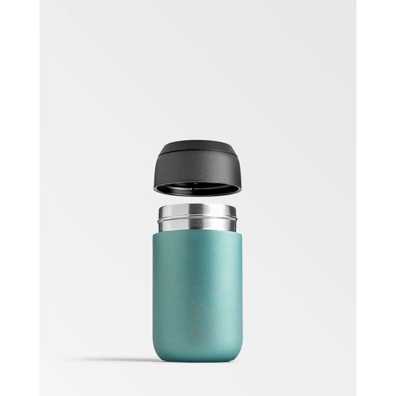 Chilly's Bottles - Termiczny kubek do kawy Chilly's | 340ml | Matowy metalik Atlantis