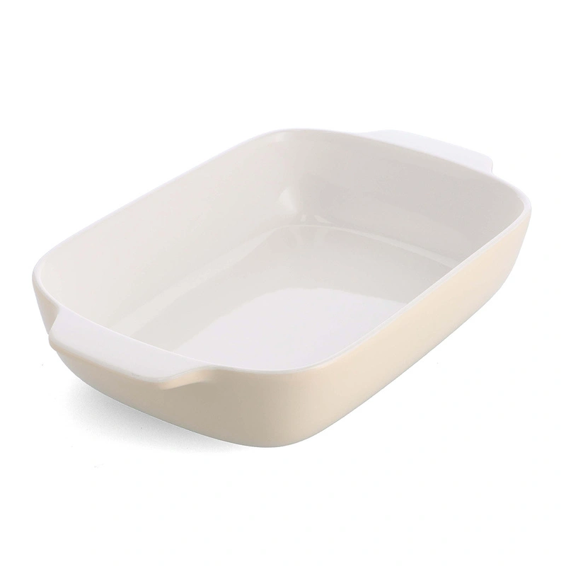 KitchenAid - ceramiczna brytfanna z przykrywką L - Almond Cream