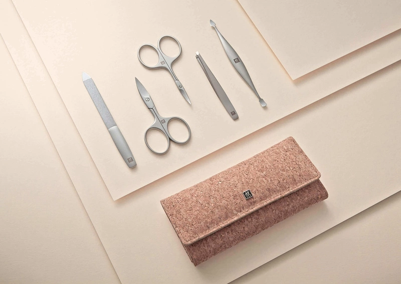Zwilling - zestaw do manicure - korkowe etui, 5 elementów Twinox