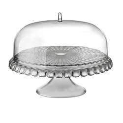 Guzzini - Etażerka na ciasto, średnica 36 cm, antracytowa TIFFANY
