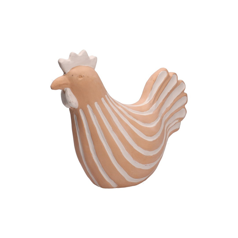 RITUALI DOMESTICI - GALLURA Figurka w kształcie koguta w paski