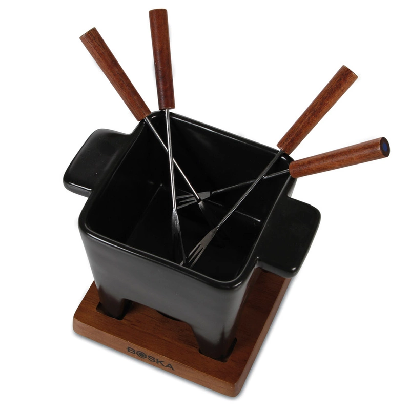 Boska - Zestaw Tapas Fondue czarny, mahoń, 400 gr