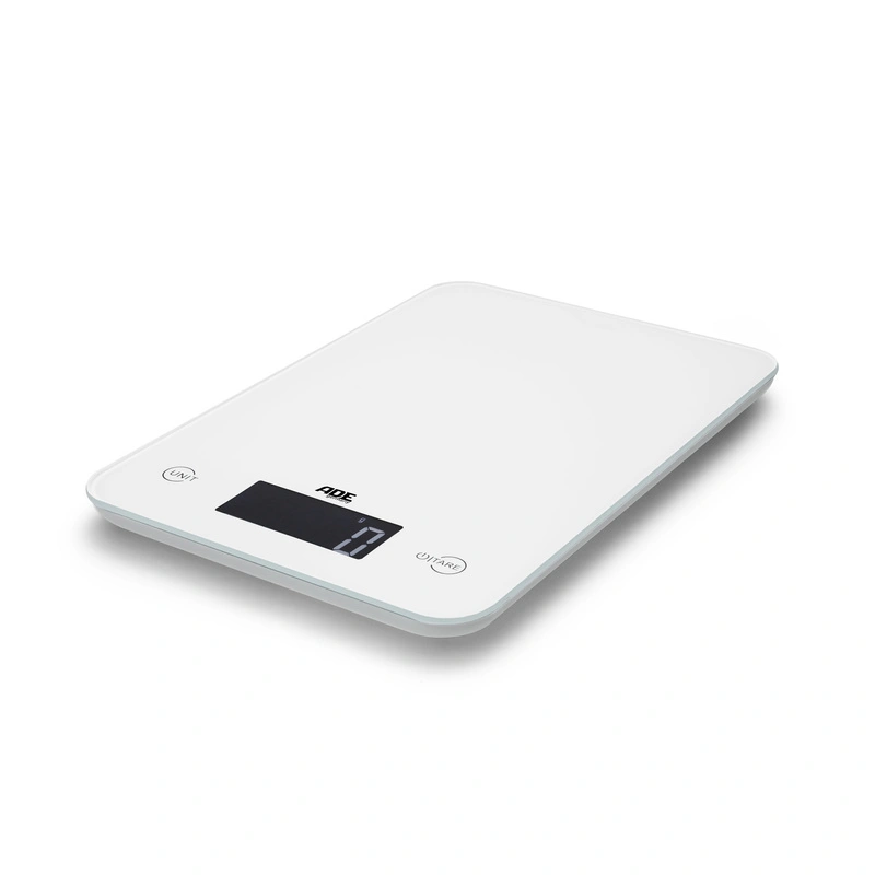 ADE - waga kuchenna, do 5 kg, 15 x 23 cm, biała Slim