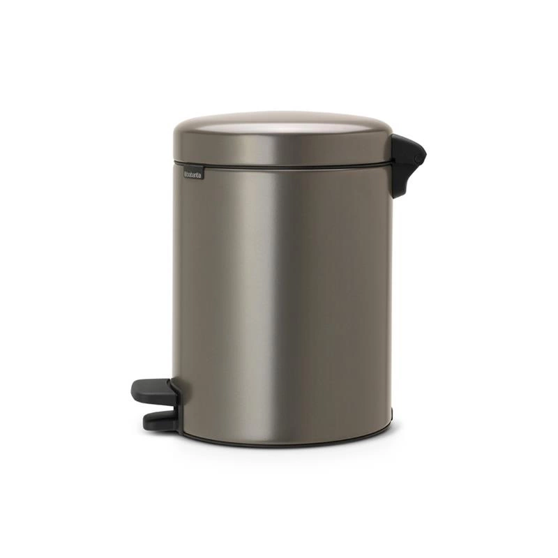 Brabantia - Kosz pedałowy do segregacji New Icon 2 x 2L Platynowy