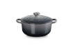 Le Creuset - garnek żeliwny Signature 20 cm 2,4 l flint