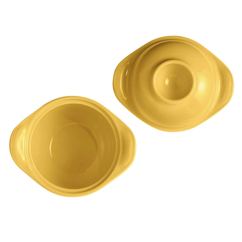 Emile Henry - Naczynie do zapiekania i serwowania jajek 0,3l - żółty