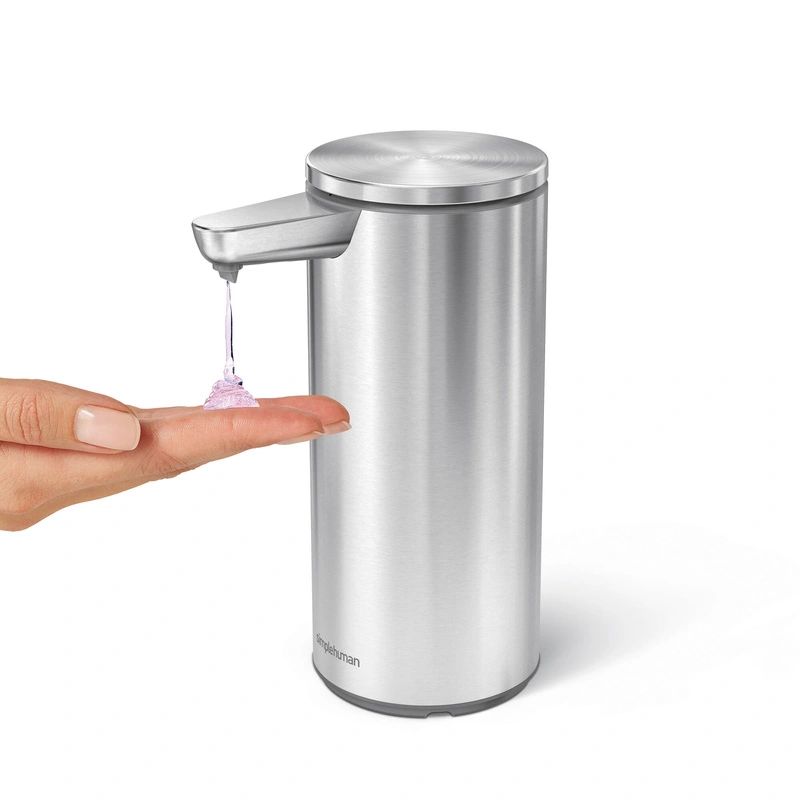simplehuman - Dozownik bezdotykowy akumulatorowy 266ml stal matowa