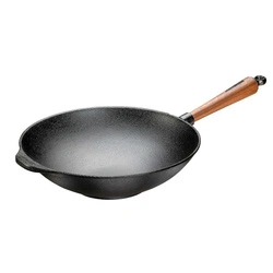 Skeppshult - WALNUT Wok - 30 cm, czarny