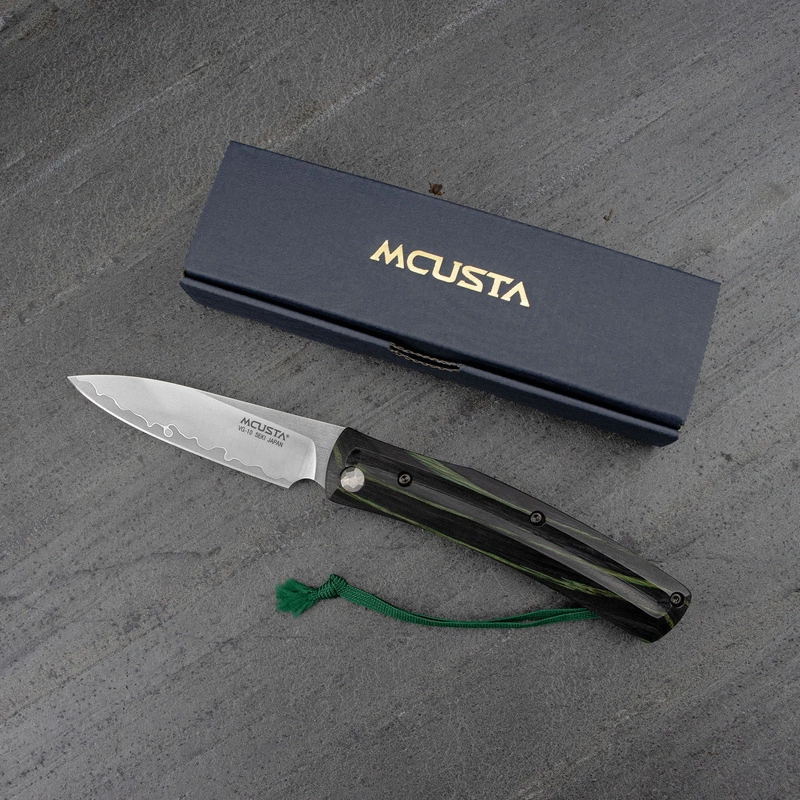 Mcusta - Friction Folder Czarno-zielony VG-10 7,5 cm