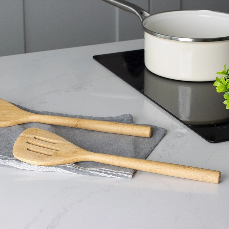 KitchenAid Culinary Tools - łopatka drewniana z otworami CLASSIC Bamboo