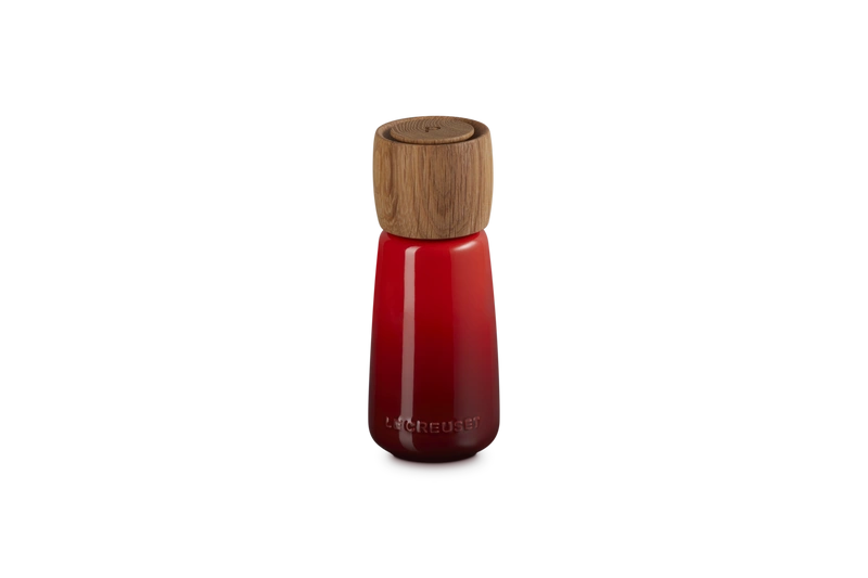 Le Creuset - młynek do pieprzu kamionka wiśniowy