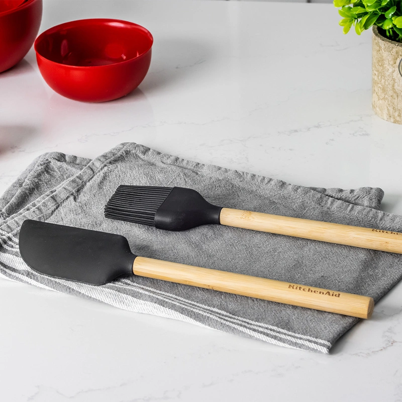 KitchenAid Culinary Tools - szpatuła silikonowa do miski CLASSIC Bamboo