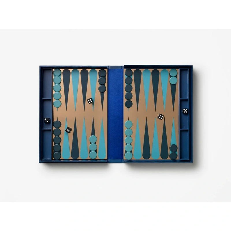 Printworks - Backgammon - granatowe/miedziane
