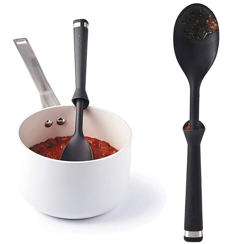 Mastrad - Łyżka silikonowa Express czarnaczarny