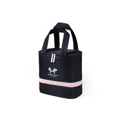 United Pets - Torba podróżna, czarno- różowa