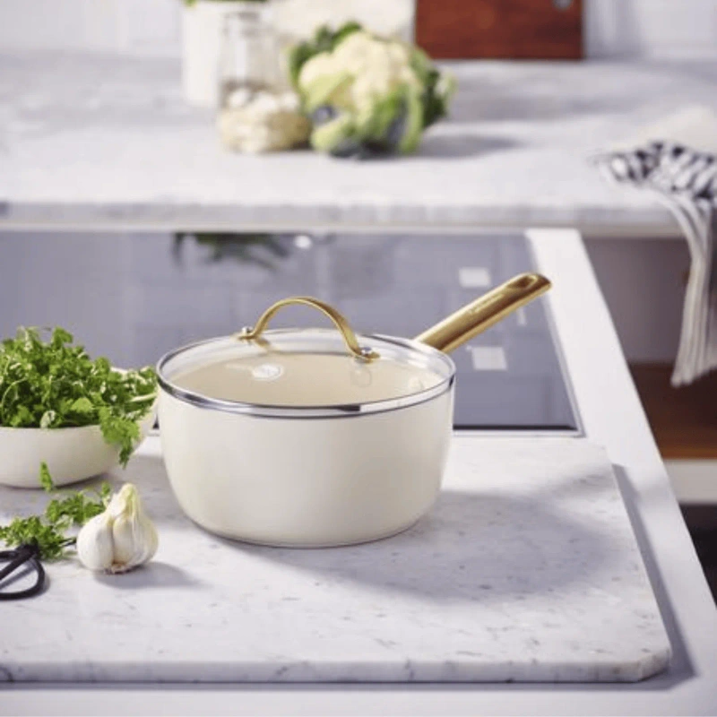 GreenPan - Padova rondel 18 cm 2l z pokrywką cream