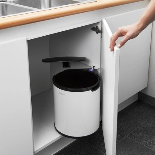 Brabantia - kosz szafkowy De Luxe 15 L biały