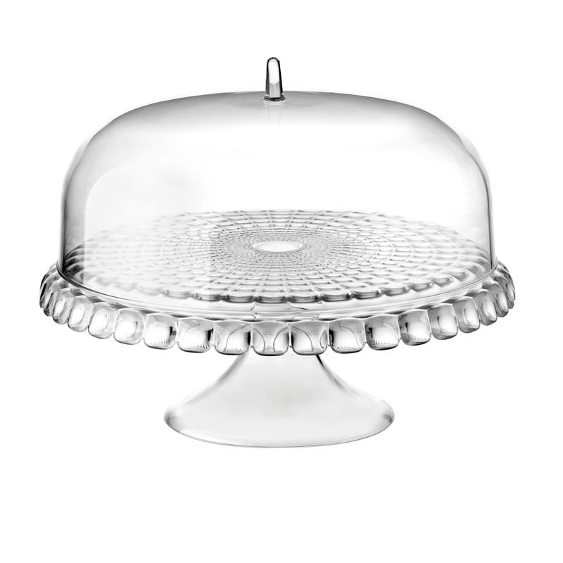 Guzzini - Etażerka na ciasto, średnica 36 cm, transparentna TIFFANY