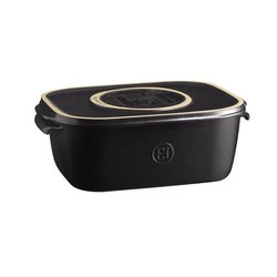 Emile Henry - Pojemnik do przechowywania i serwowania sera- czarny