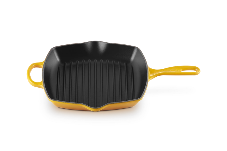 Le Creuset - patelnia żeliwna grillowa z dwoma uchwytami 26 cm Nectar