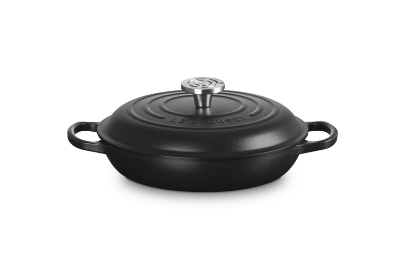 Le Creuset - garnek Gourmet Profesjonalny żeliwny 26 cm 2,2 l czarny