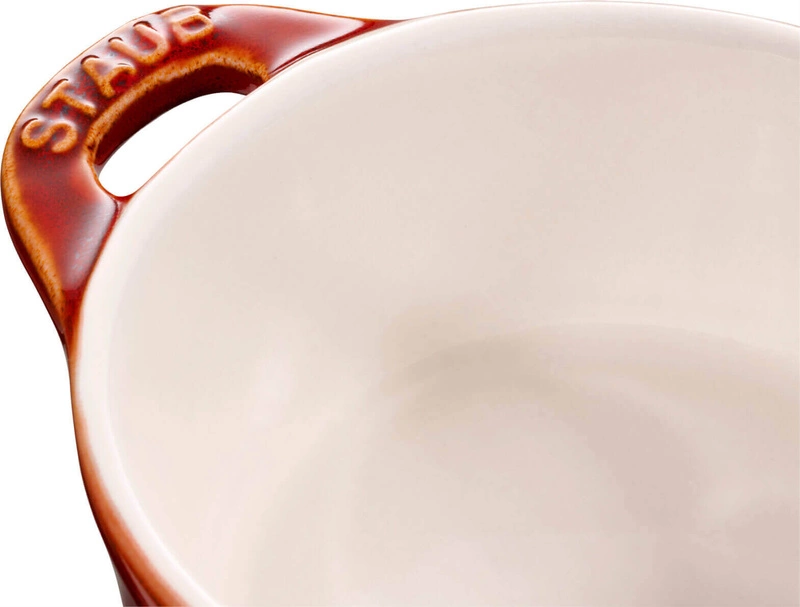 Staub - mini cocotte okrągły 200 ml, kasztanowy
