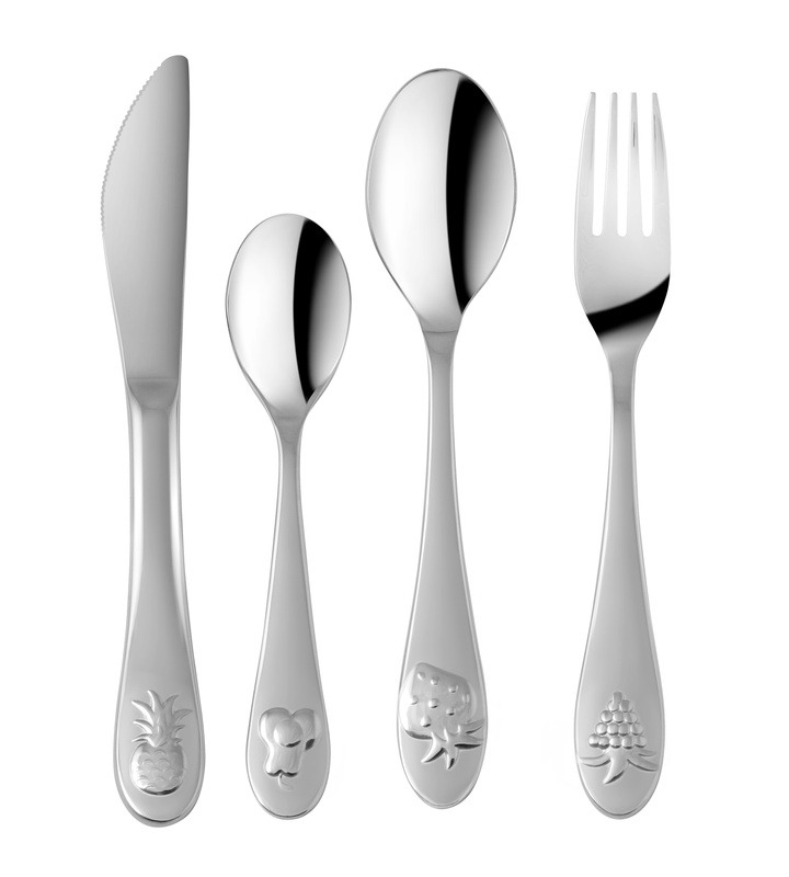 Vialli Design - Zestaw sztućców dziecięcych Frutti 4-szt.