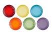 Le Creuset - zestaw 6 talerzy dużych 27 cm Rainbow