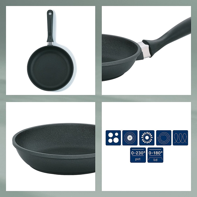 Kela - Patelnia 24cm czarna Kerros