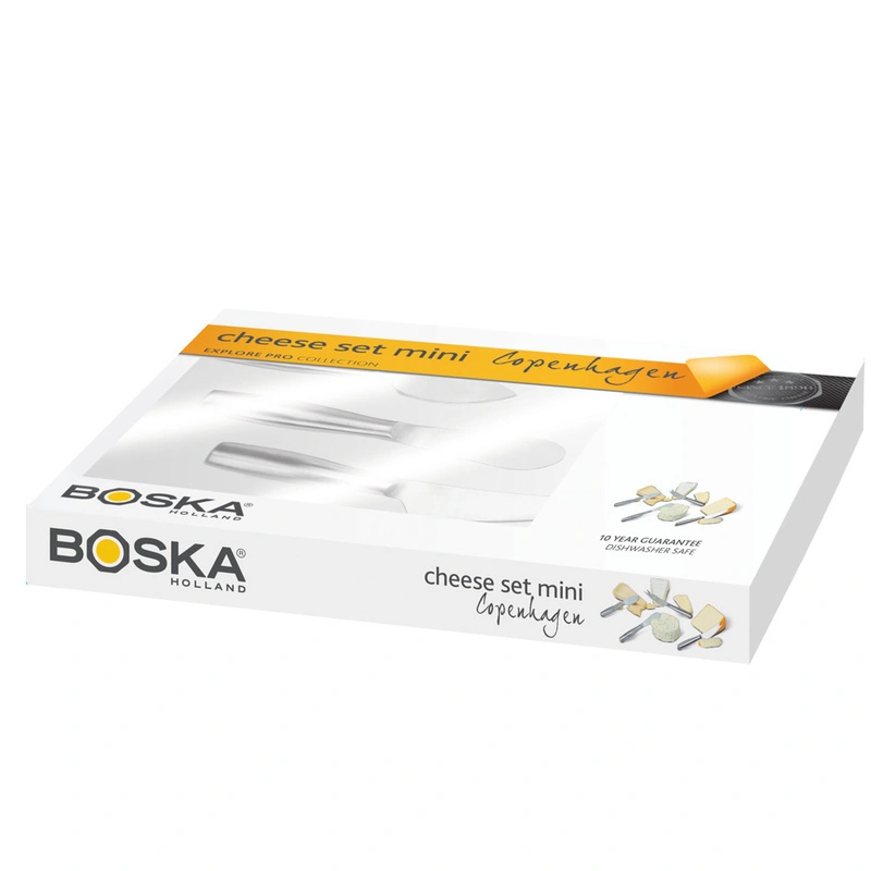 Boska - Zestaw 4 noży do sera Copenhagen Mini, stal nierdzewna