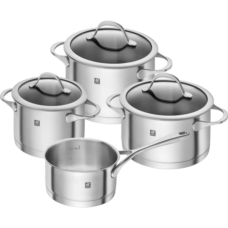 Zwilling - 4 częściowy komplet garnków Essence 