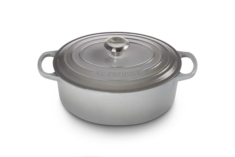 Le Creuset - brytfanna żeliwna Signature 29 cm 4,7 l misty grey