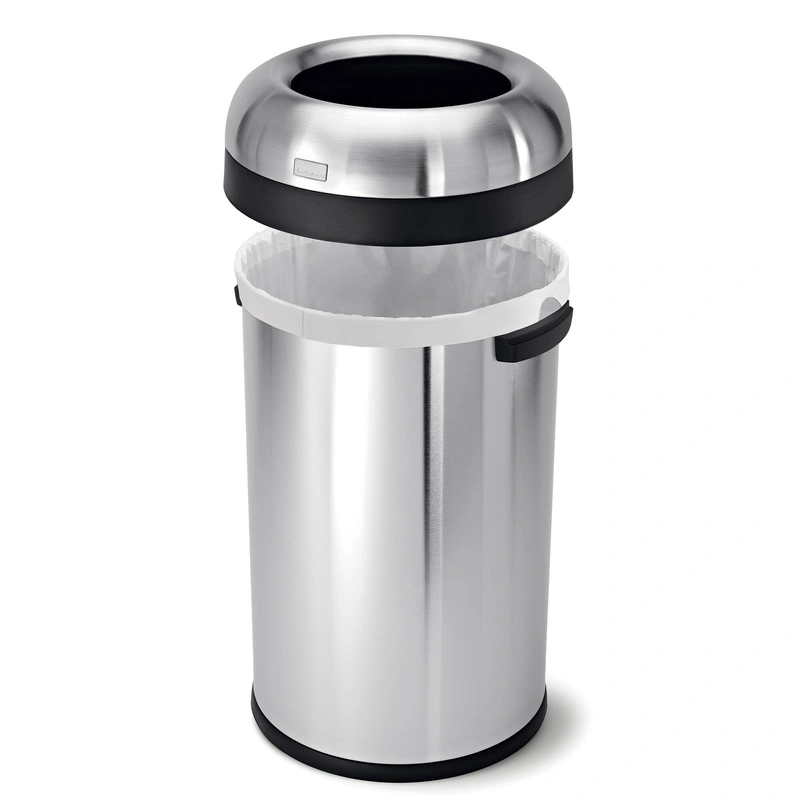 Simple Human - kosz na śmieci 80 l Bullet Open stal FPP