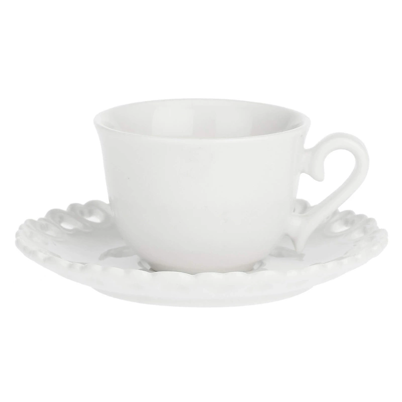 La Porcellana Bianca - filiżanka do kawy ze spodkiem 80 ml Valentino