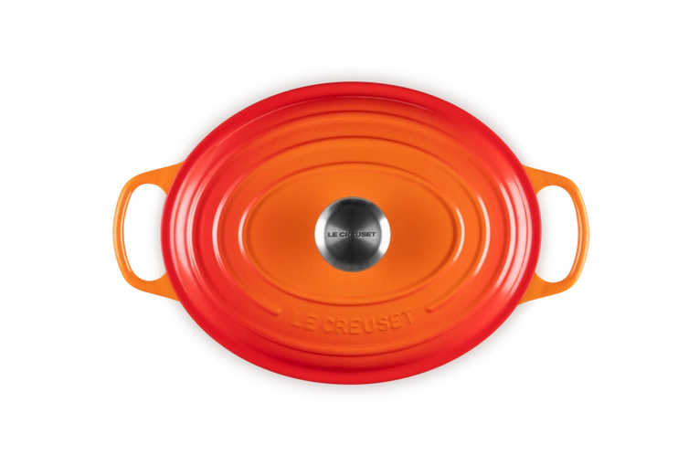 Le Creuset - brytfanna żeliwna emaliowana Signature 29 cm 4,7 l płomienna