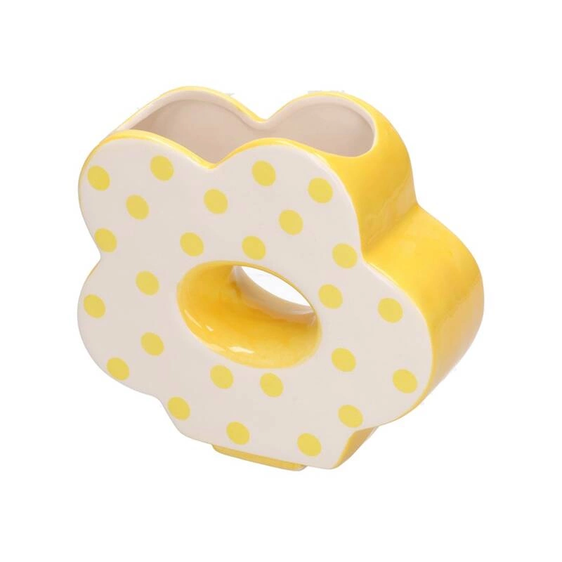 RITUALI DOMESTICI - VERDECAMPO Podwójny wazon stokrotka