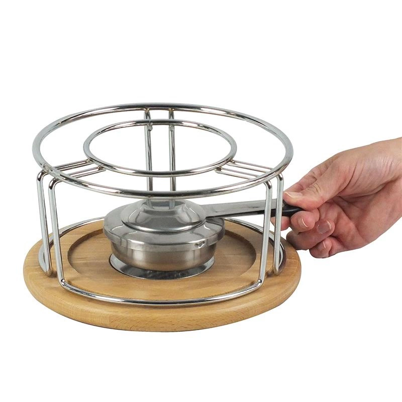 Kela - palnik podgrzewający ze stelażem, śred. 21,5 cm Natura