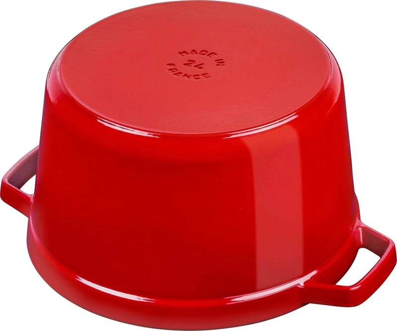 Staub - Garnek żeliwny okrągły wysoki - 4.8 ltr, Czerwony