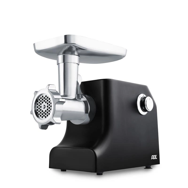 ADE - elektryczna maszynka do mięsa, 37 x 18 x 31,5 cm, aluminium, czarna