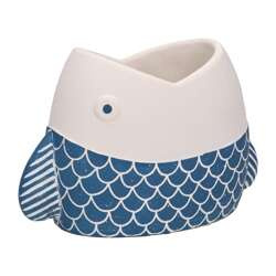 RITUALI DOMESTICI - MARECHIARO Wazon ryba niebieski